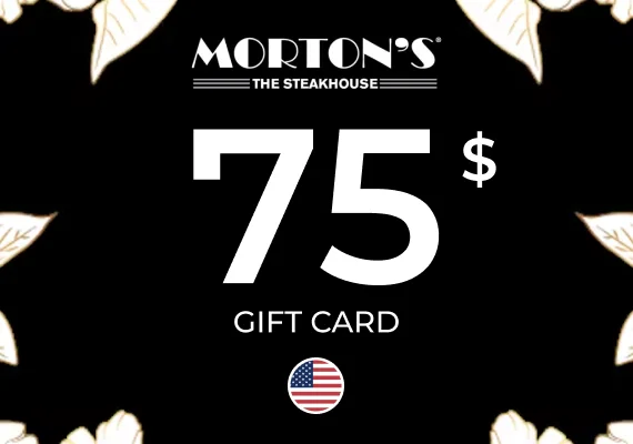 Morton's The Steakhouse Gift Card 75 USD