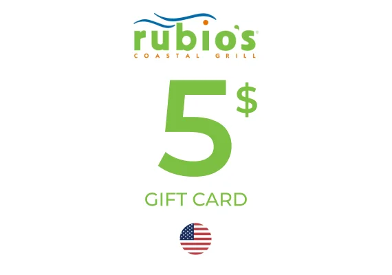 Rubio’s Coastal Grill Gift Card 5 USD
