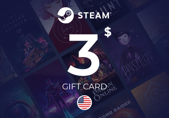 Steam Wallet Gift Card 3 USD