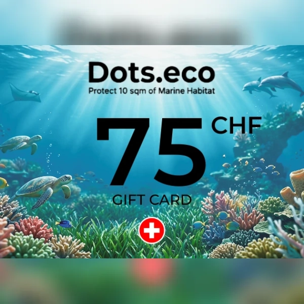 Dots.eco - Protect 10 sqm of Marine Habitat Gift Card 75 CHF Key - SWITZERLAND
