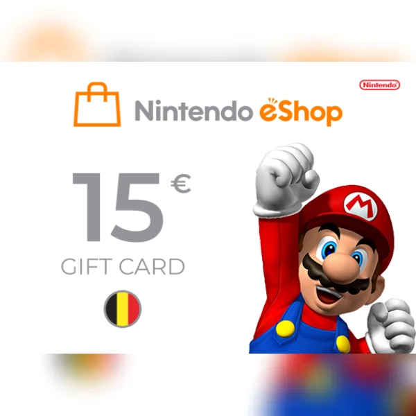 Nintendo eShop Card 15 EUR Key - BELGIUM