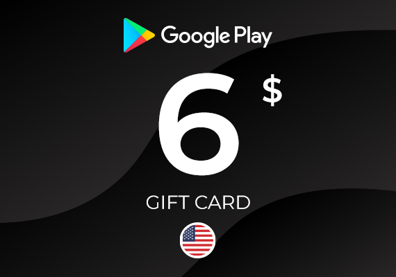 Google Play Gift Card 6 USD Google Play Gift Card 6 USD