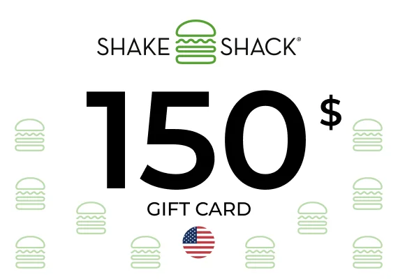 Shake Shack Gift Card 150 USD
