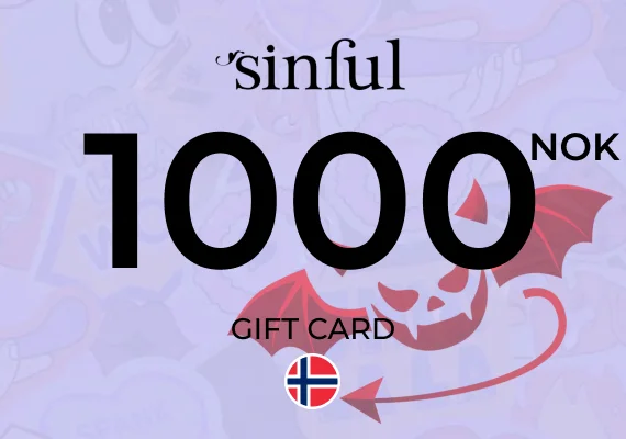 Sinful Gift Card 1000 NOK