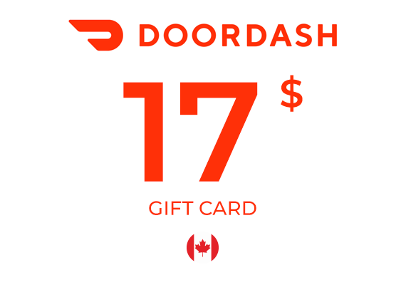 DoorDash Gift Card 17 CAD