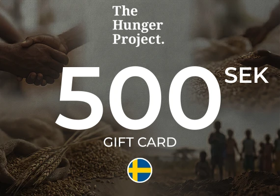 Hungerprojektet Gift Card 500 SEK