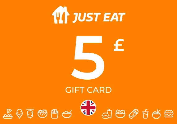 Just Eat Gift Card 5 GBP