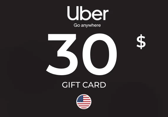 Uber Rides Gift Card 30 USD