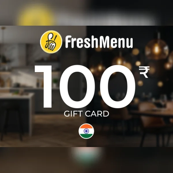 Fresh Menu Gift Card 100 INR Key - INDIA