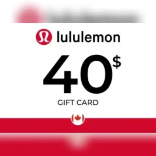 lululemon Gift Card 40 CAD Key - CANADA