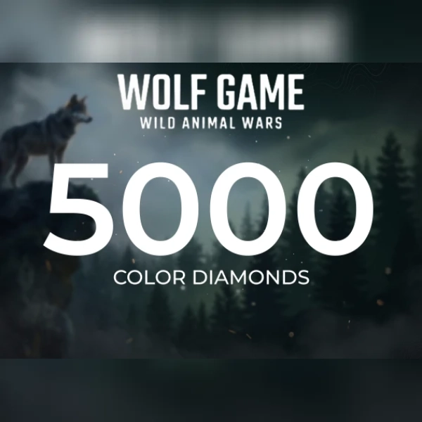 Wolf Game: Wild Animal Wars - 5000 Color Diamonds Direct Top-Up - GLOBAL