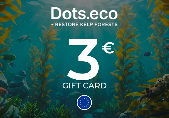 Dots.eco - Restore Kelp Forests Gift Card 3 EUR