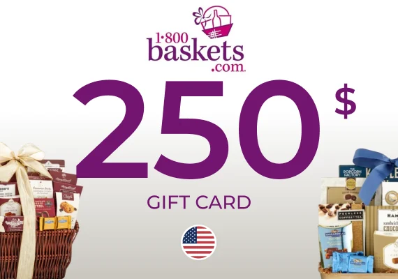 1-800-Baskets Gift Card 250 USD 1-800-Baskets Gift Card 250 USD