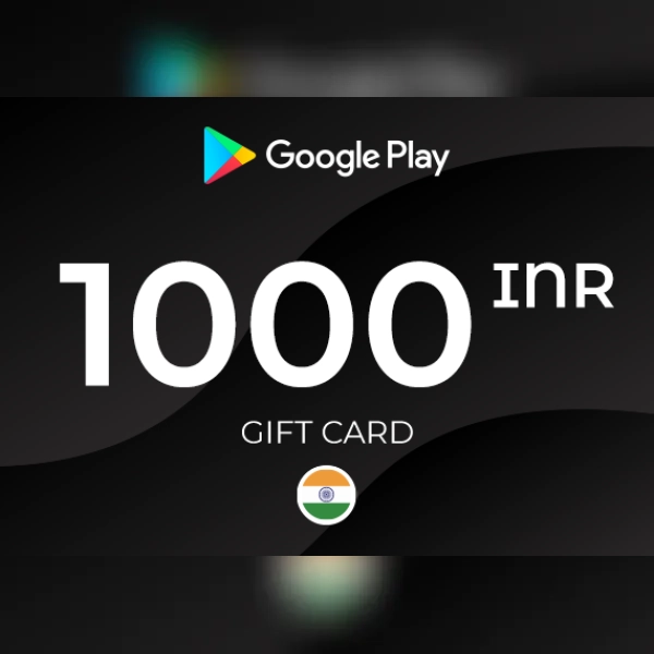 Google Play Gift Card 1000 INR Key - INDIA