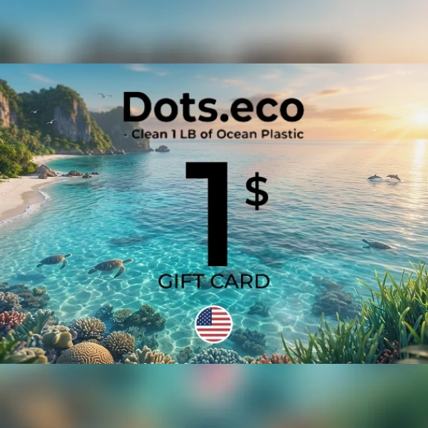 Dots.eco - Clean 1 LB of Ocean Plastic Gift Card 1 USD Key - UNITED STATES
