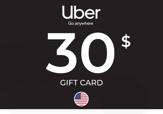 Uber Rides Gift Card 30 USD