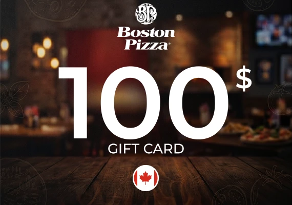Boston Pizza Gift Card 100 CAD
