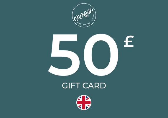 O’Neill’s Gift Card 50 GBP