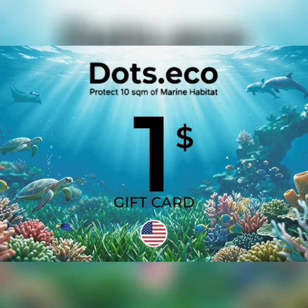 Dots.eco - Protect 10 sqm of Marine Habitat Gift Card 1 USD Key - UNITED STATES