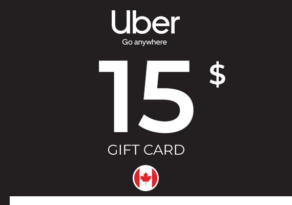 Uber Gift Card 15 CAD Uber Gift Card 15 CAD