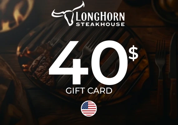 LongHorn Steakhouse Gift Card 40 USD