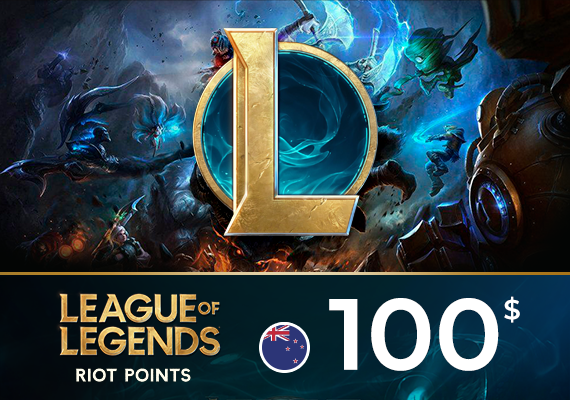 League of Legends Riot Point 100 AUD