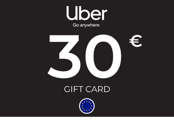 Uber Gift Card 30 EUR Uber Gift Card 30 EUR