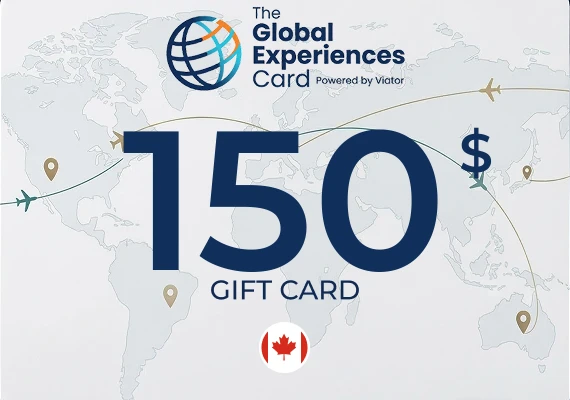The Global Experiences Card Gift Card 150 CAD