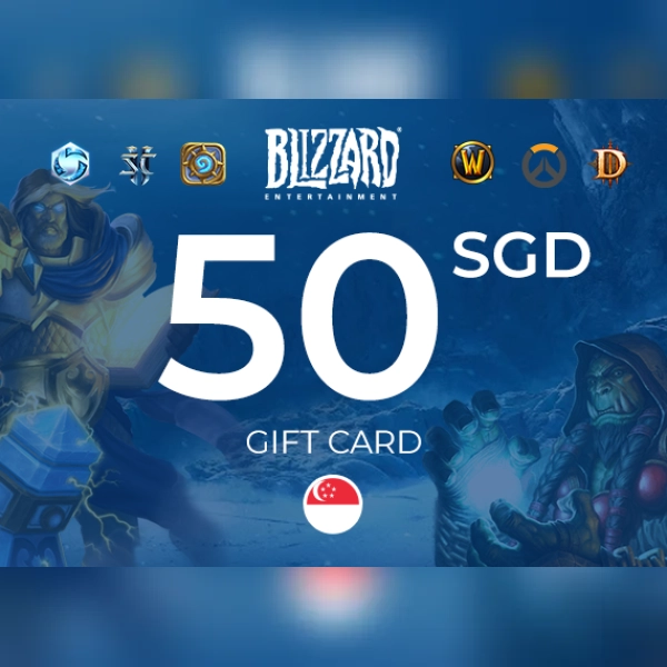Blizzard Gift Card 50 SGD Battle.net Key - SINGAPORE