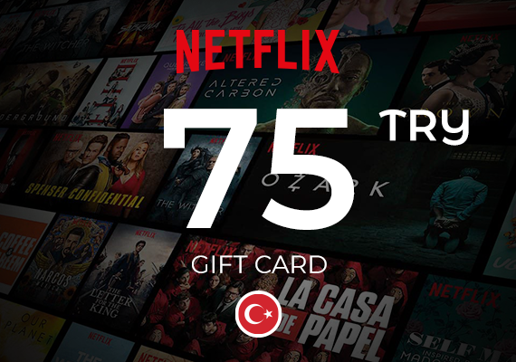 Netflix Gift Card 75 TRY Netflix Gift Card 75 TRY