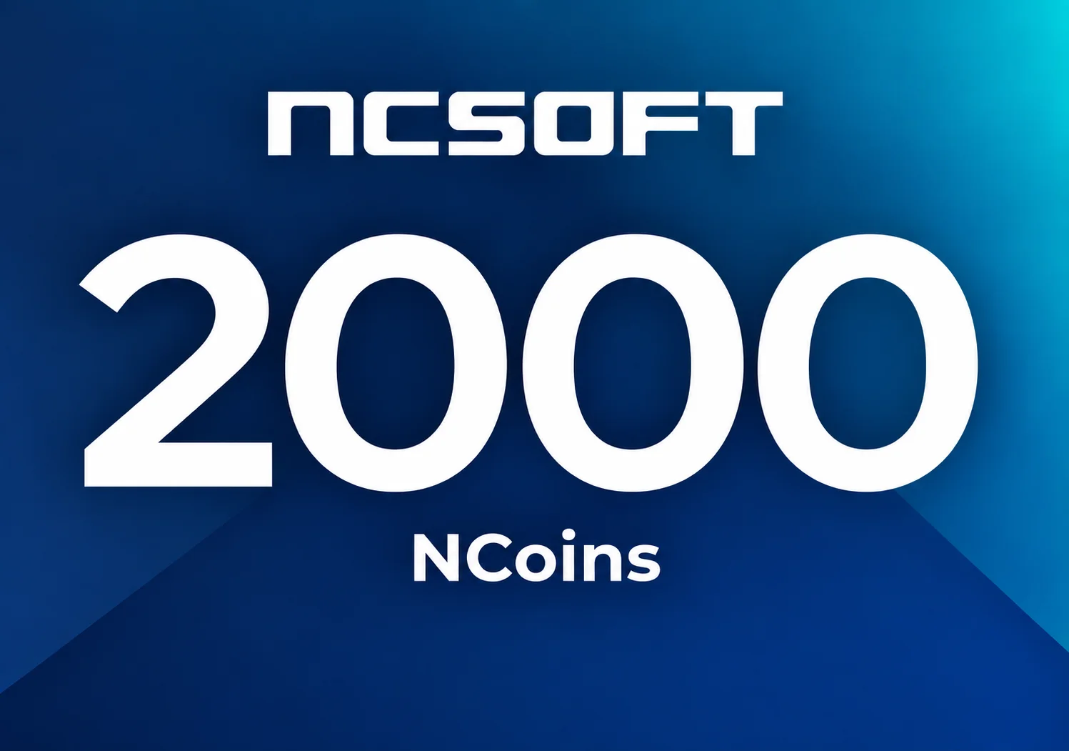 NCSoft Gift Card 2000 NCoins