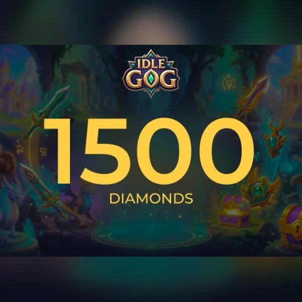 IDLE GOG - 1500 Diamonds Direct Top-Up - GLOBAL
