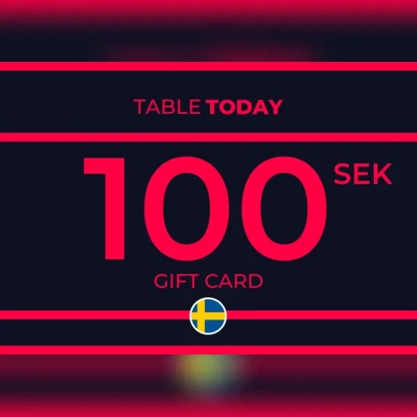 TableToday Gift Card 100 SEK Key - SWEDEN