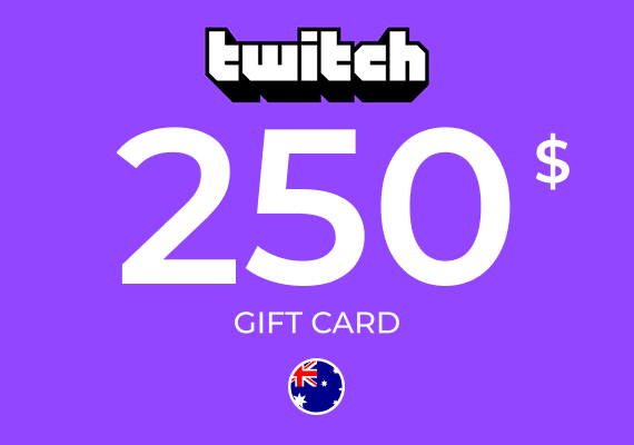 Twitch Gift Card 250 AUD