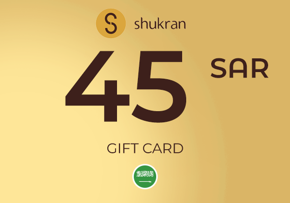 Shukran Gift Card 45 SAR