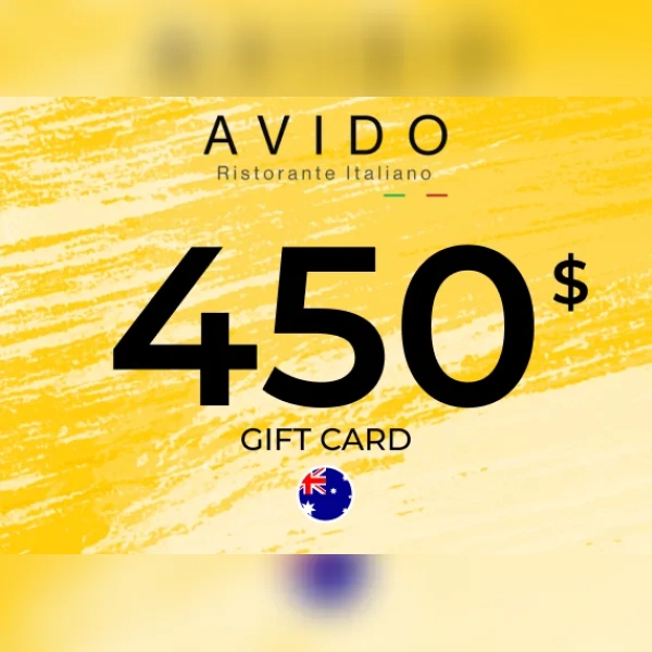 Avido Ristorante Gift Card 450 AUD Key - AUSTRALIA