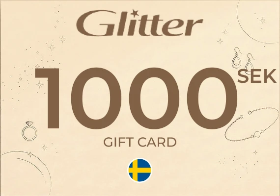 Glitter Gift Card 1000 SEK