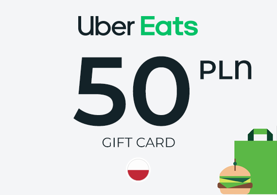 Uber Eats Gift Card 50 PLN