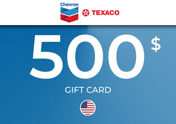 Chevron and Texaco USA Gift Card 500 USD