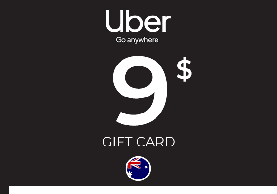 Uber Gift Card 9 AUD Uber Gift Card 9 AUD