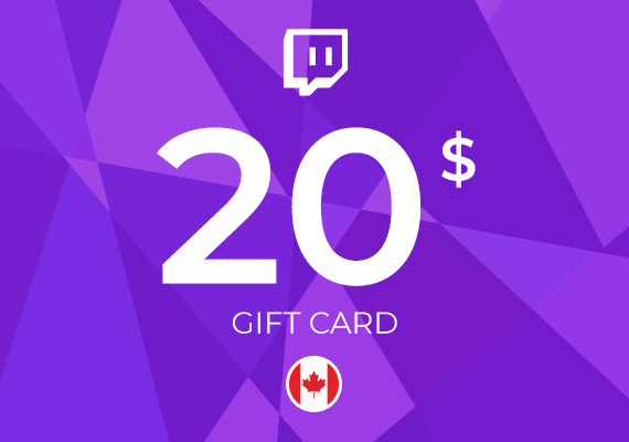 Twitch Gift Card 20 CAD