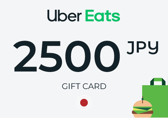 Uber Eats Gift Card 2500 JPY Uber Eats Gift Card 2500 JPY