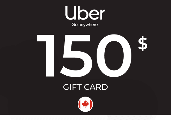 Uber Rides Gift Card 150 CAD