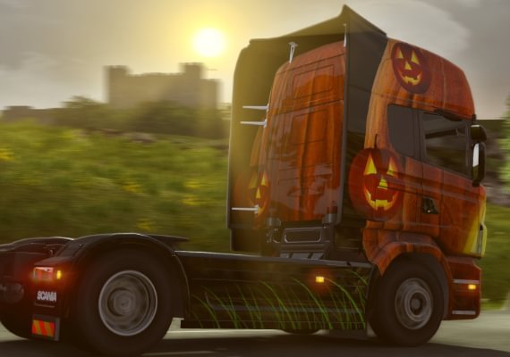 Euro Truck Simulator 2 - Halloween Paint Jobs Pack (DLC) (PC) Euro Truck Simulator 2 - Halloween Paint Jobs Pack (DLC) (PC)