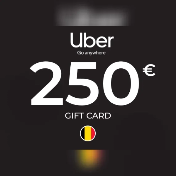 Uber Gift Card 250 EUR Key - BELGIUM