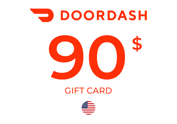 DoorDash Gift Card 90 USD