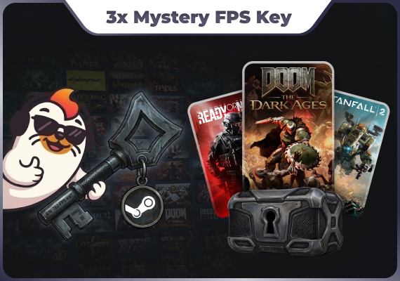 3x FPS Mystery Steam Keys