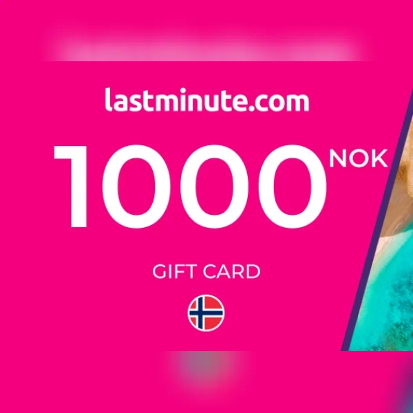 lastminute.com Travel Gift Card 1000 NOK Key - NORWAY