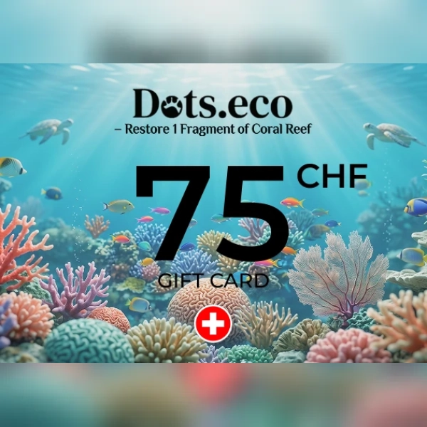 Dots.eco - Restore 1 Fragment of Coral Reef Gift Card 75 CHF Key - SWITZERLAND