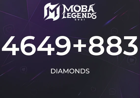 Moba Legends - 4649 Diamonds + 883 Bonus